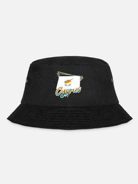 Zypern - Bucket Hat - Schwarz