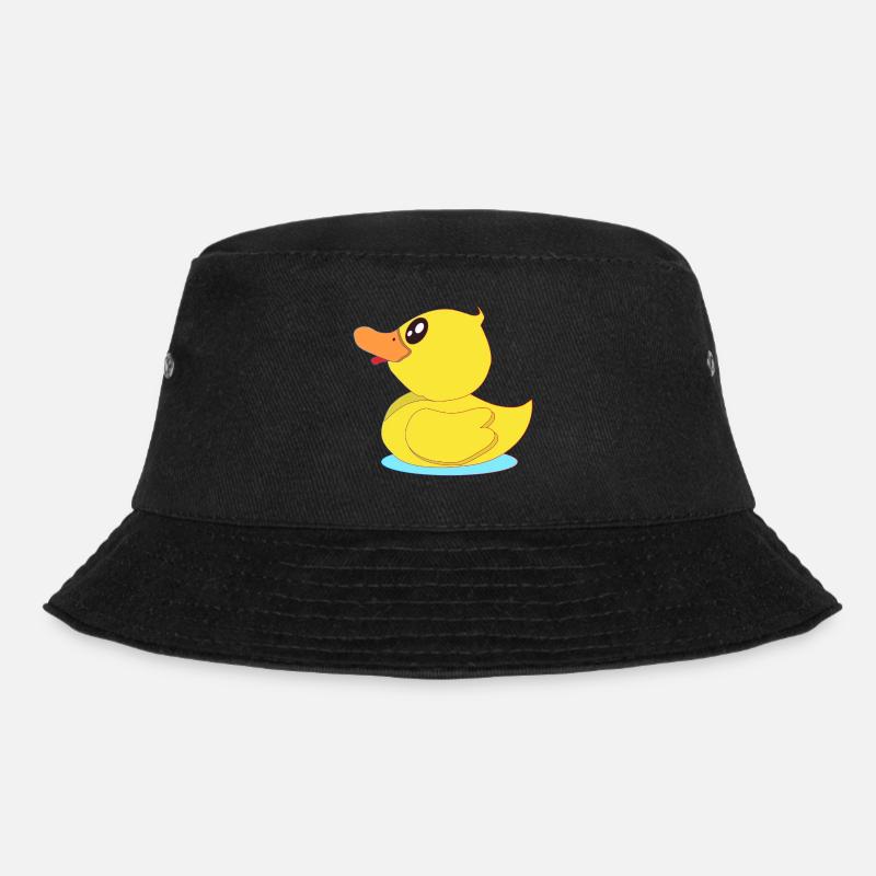 Kleine Gummi Ente - Bucket Hat - Schwarz