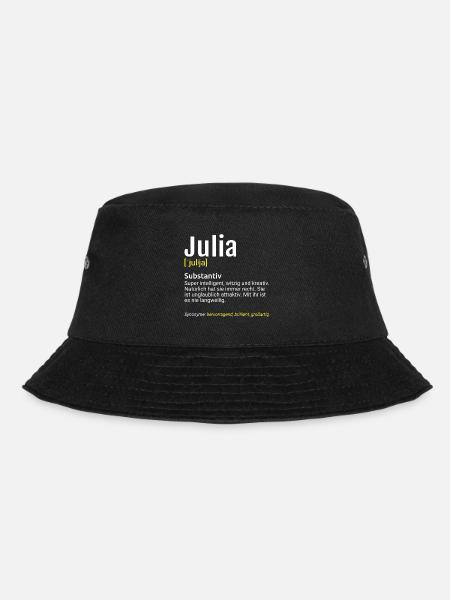 Julia Name Definition - Bucket Hat - Schwarz