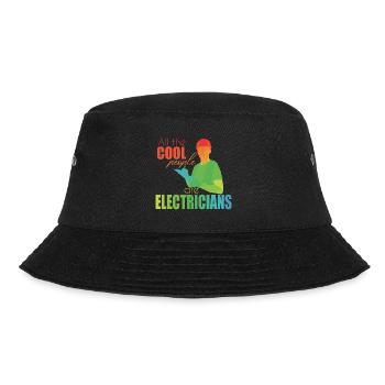 Elektriker - Bucket Hat - Schwarz - Vorne - Lela (165cm)
