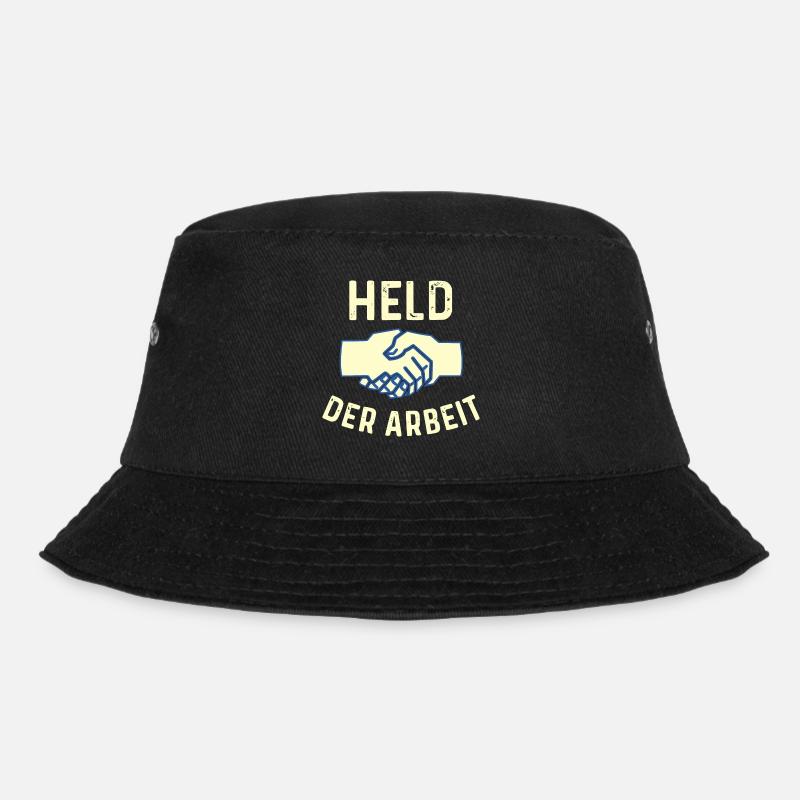 DDR - Held der Arbeit - Kommunist - Bucket Hat - Schwarz