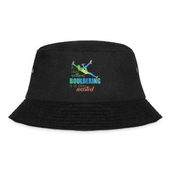 Bouldern - Bucket Hat - Schwarz - Vorne - Lela (165cm)