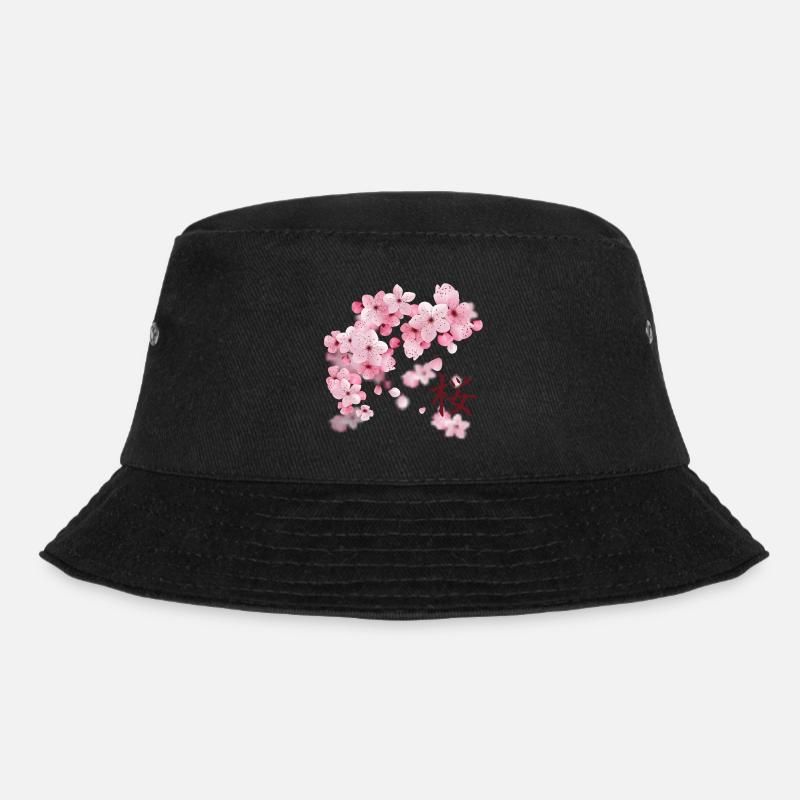 Fleurs de cerisier Japonais - Sakura - Bob - noir