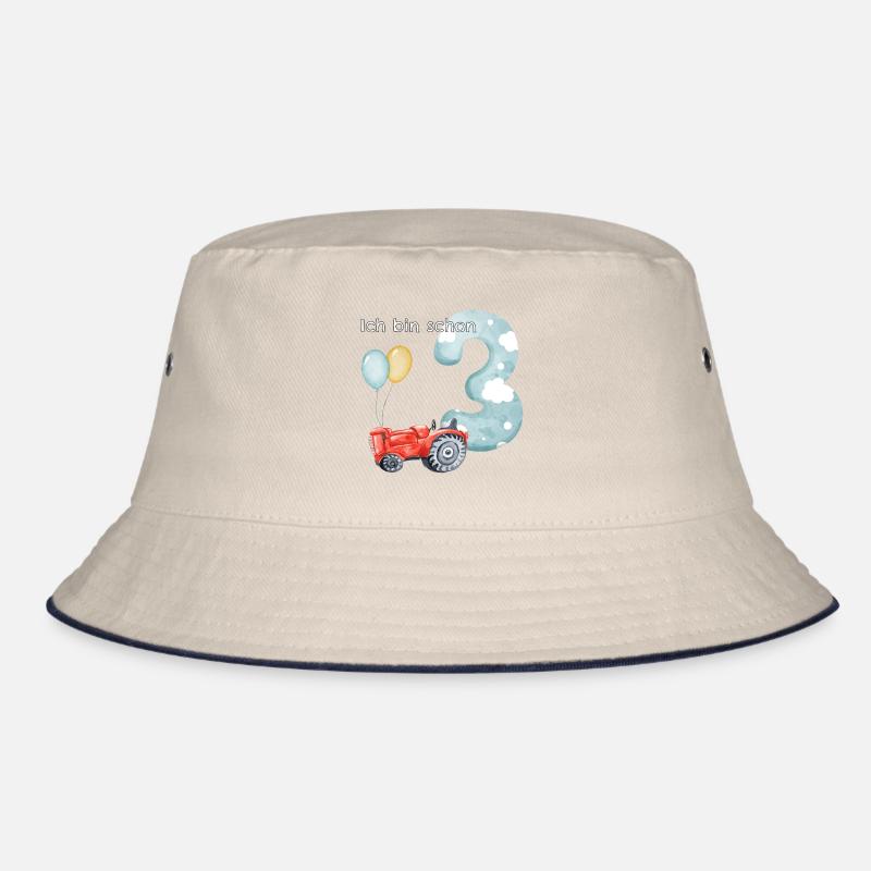 3. Geburtstag Traktor Bucket Hat