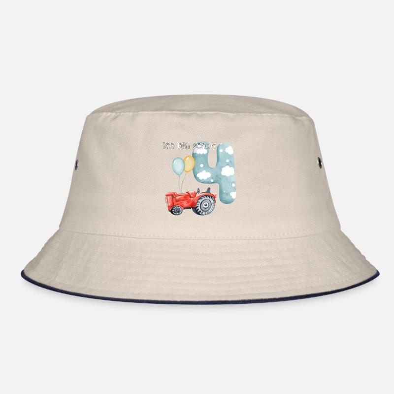 4. Geburtstag Traktor Bucket Hat