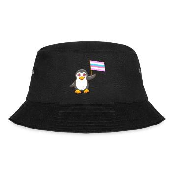 Gay Pride Antarctique Animal Pingouin Bigender LGBT - Bob - noir - Devant - Lela (165cm)