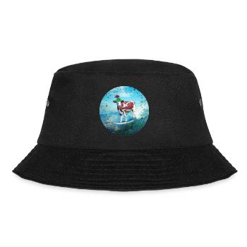 Cowstria goes surfing - Bucket Hat - black - Front - Lela (165cm)