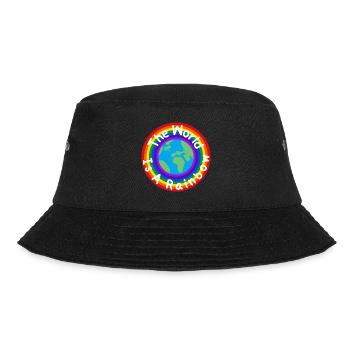 The World Is A Rainbow - Bucket Hat - black - Front - Lela (165cm)