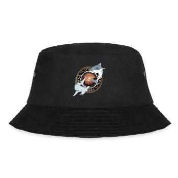Hammerhead Great White Shark Hawaiian - Bucket Hat - black - Front - Lela (165cm)