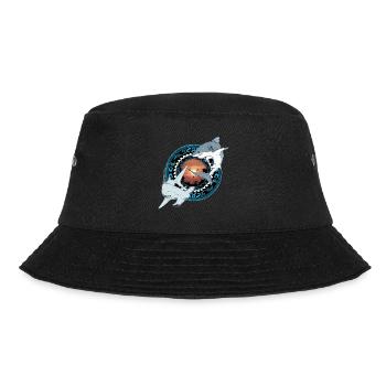 Hammerhead Great White Shark Hawaiian - Bucket Hat - black - Front - Lela (165cm)