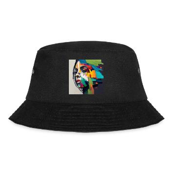 Premium Design - Bucket Hat - Schwarz - Vorne - Lela (165cm)