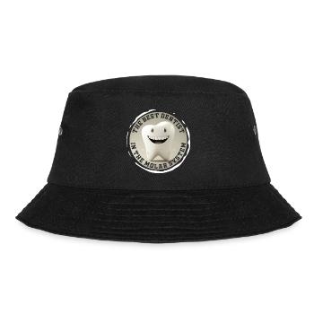 Best dentist in the molar system - bester Zahnarzt - Bucket Hat - Schwarz - Vorne - Lela (165cm)