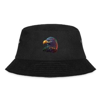 AIGLE REGARDANT A GAUCHE - MULTIPLE COULEURS - Bob - noir - Devant - Lela (165cm)