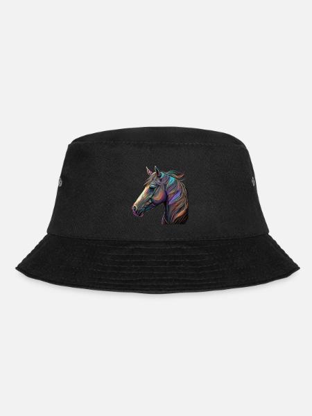 PFERD IM WIND - Bucket Hat - Schwarz