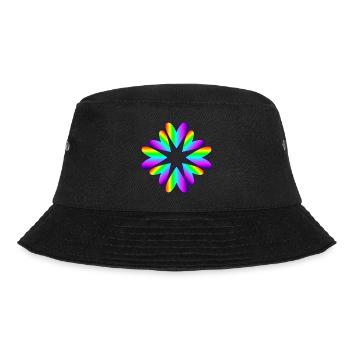 MUTTERTAG. SCHÖNEN MUTTERTAG. MAMA. ICH LIEBE DICH - Bucket Hat - Schwarz - Vorne - Lela (165cm)