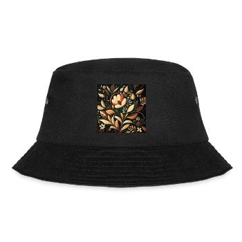 Motif floral automnal botanique - Bob - noir - Devant - Lela (165cm)