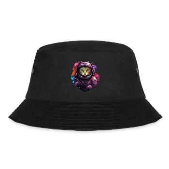 Astro Cat - Bucket Hat - black - Front - Lela (165cm)