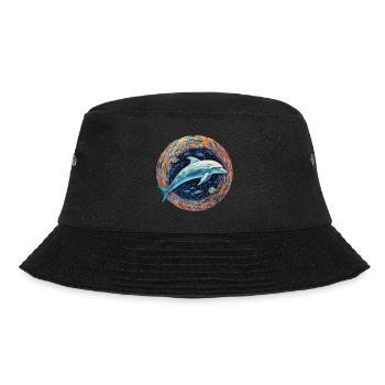 Dolphin sky depth of light - Bucket Hat - black - Front - Lela (165cm)