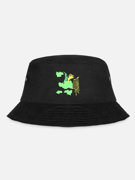 NIE MEHR - Bucket Hat - Schwarz