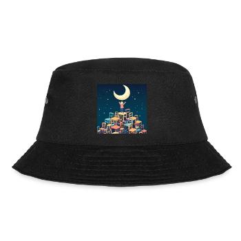 Traummond-Mode - Bucket Hat - Schwarz - Vorne - Lela (165cm)