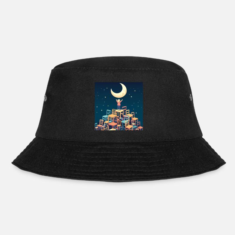 Traummond-Mode - Bucket Hat - Schwarz