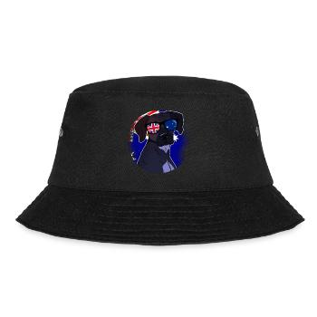 Australien - Bucket Hat - Schwarz - Vorne - Lela (165cm)