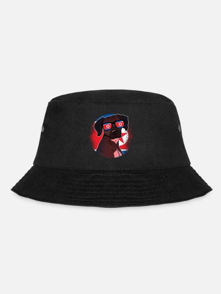 Corea del Norte - Gorro de pescador - negro
