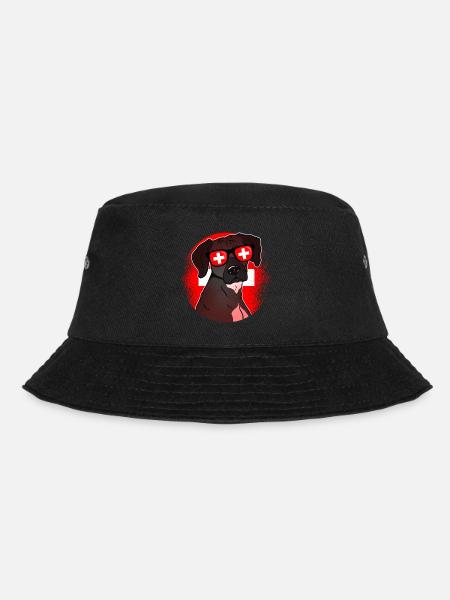 Schweiz - Bucket Hat - Schwarz