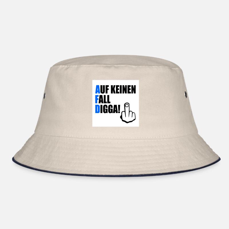 auf keinen fall digga Bucket Hat