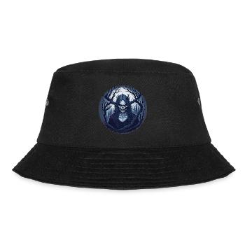 Gruseliges Halloween-partykostüm Waldhexe - Bucket Hat - Schwarz - Vorne - Lela (165cm)