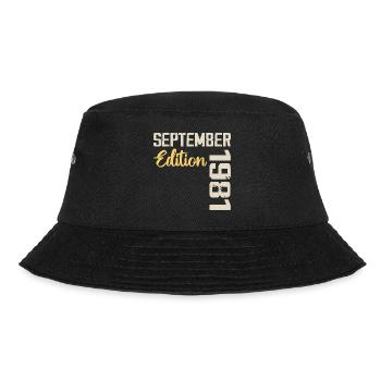 September 1981 - 43rd Anniversary September 1981 - Bucket Hat - black - Front - Lela (165cm)