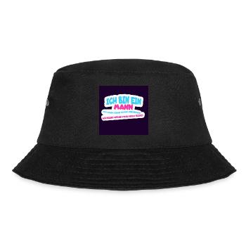 Ich bin ein Mann, Dinge vergessen Humor - Bucket Hat - Schwarz - Vorne - Lela (165cm)