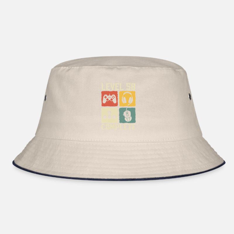 Level 58 Complete Gamer 58th Birthday Gift Bucket Hat