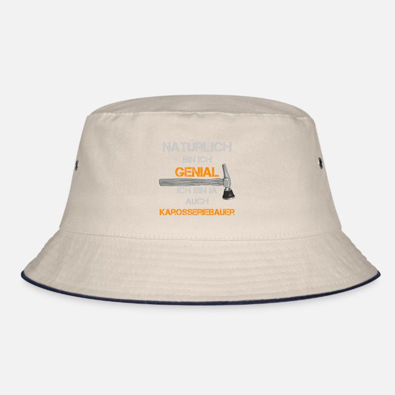 Bodybuilder Spengler Painter Workshop Car Bucket Hat
