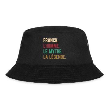 FRANCK L'HOMME LE MYTHE LA LÉGENDE - Bob - noir - Devant - Lela (165cm)