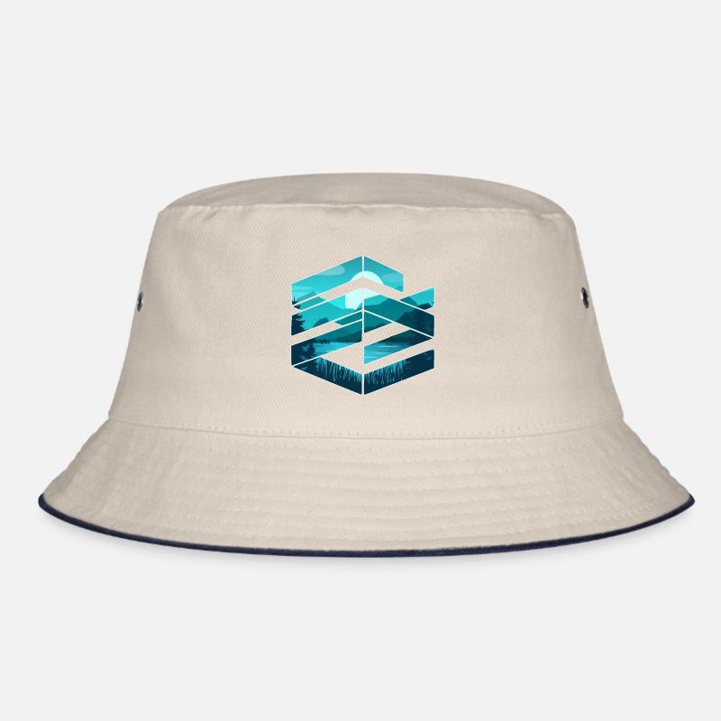 Graphic Design Landscape Bucket Hat