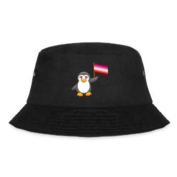 Mois de la Gay Pride Antarctique Animal Penguin Lesbienne LGBT - Bob - noir - Devant - Lela (165cm)
