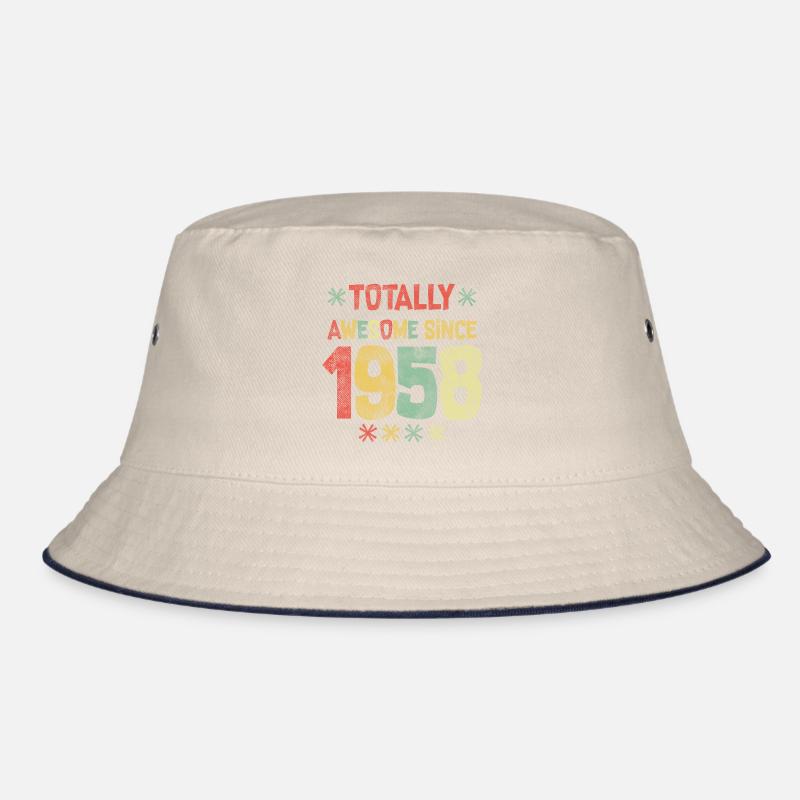 1958 - Happy Birthday - Totally Awesome seit 1958 Bucket Hat