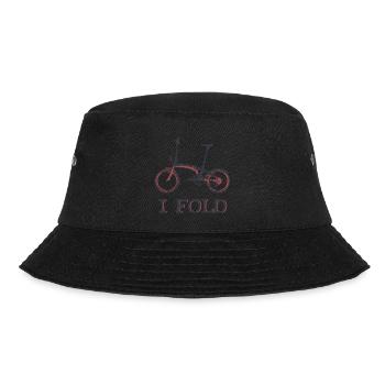 Folding Bicycle - I Fold - MTB Commuter Bike - Bucket Hat - black - Front - Lela (165cm)