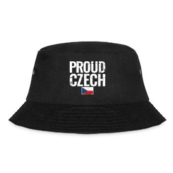 Proud Czech Republic Czech Flag Czech - Bucket Hat - black - Front - Lela (165cm)