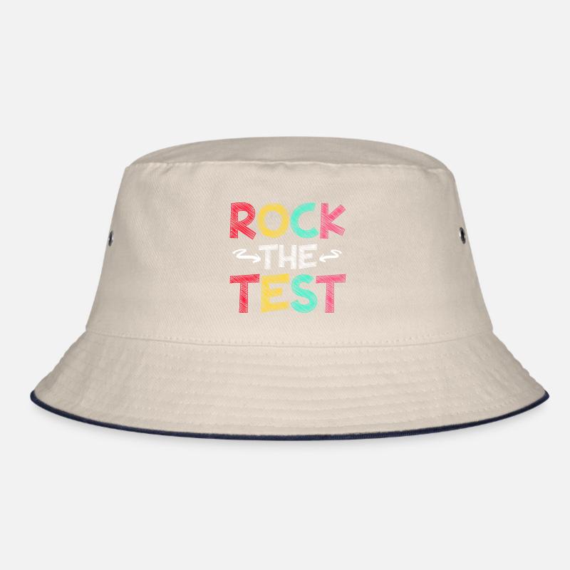 Rocken Sie den Test Motivation Lehramtsstudent Lehrer Bucket Hat