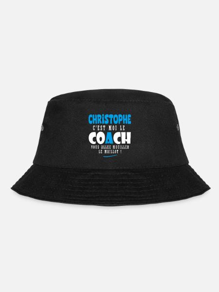 Chrsitophe coach prénom christophe - Bob - noir