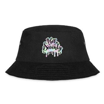 Célébrer 70ème Anniversaire Femme 70 Ans Tie Dye - Bob - noir - Devant - Lela (165cm)