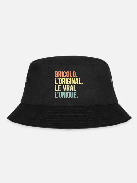 Bricolo L'Original Le Vrai L'Unique Bricoleur - Bob - noir