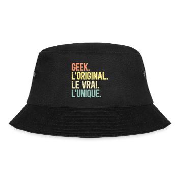Geek L'Original Le Vrai L'Unique Homme Gameur - Bob - noir - Devant - Lela (165cm)
