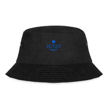 hier und jetzt - Bucket Hat - Schwarz - Vorne - Lela (165cm)