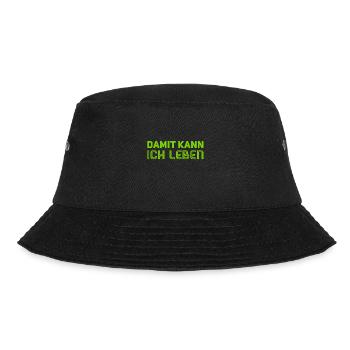 mir egal - Bucket Hat - Schwarz - Vorne - Lela (165cm)