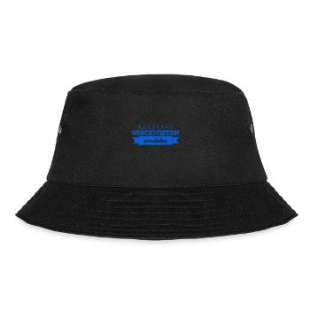 vor dir steht ein Geschichtenerzähler - Bucket Hat - Schwarz - Vorne - Lela (165cm)