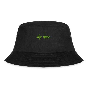 auf geht es - Bucket Hat - Schwarz - Vorne - Lela (165cm)