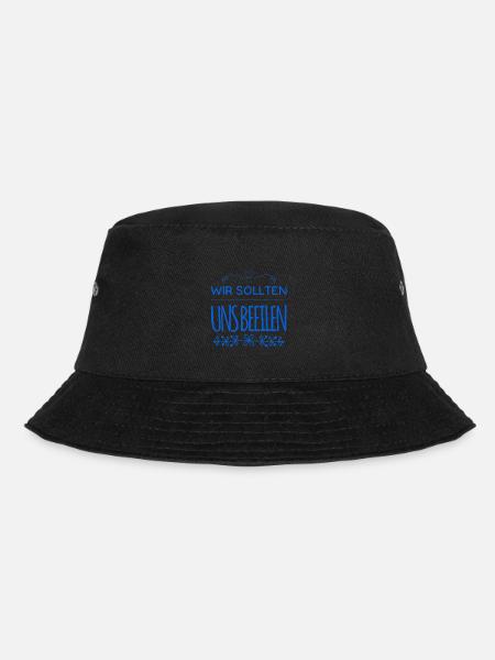 Beeilung - Bucket Hat - Schwarz